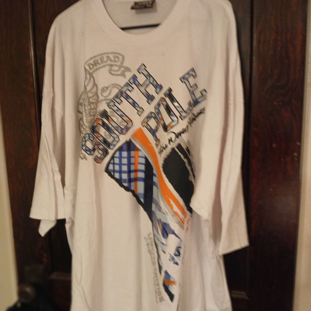 South Pole Men's White Graphic T-Shirt